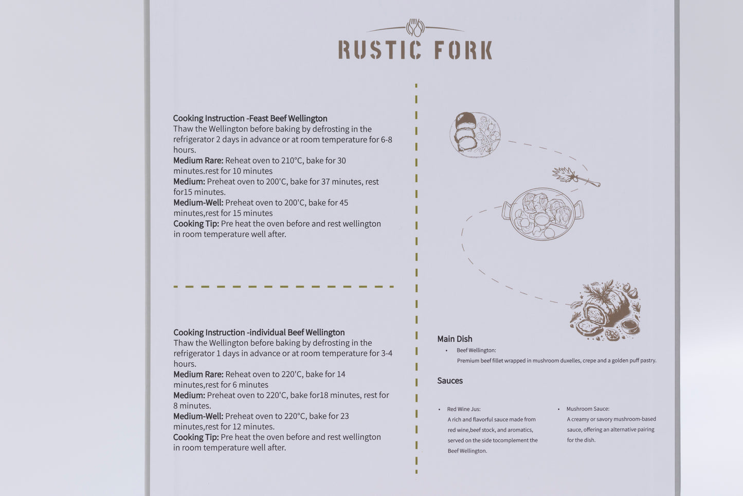Rustic Fork Signature Box